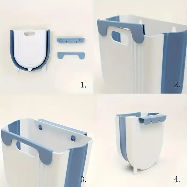Foldable Trash Can – Space-Saving & Durable for Cars, Kitchens & More