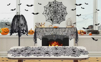5 Pack Halloween Lace Decoration Set